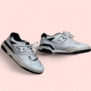 New Balance 550 Oreo White and Black Sneakers